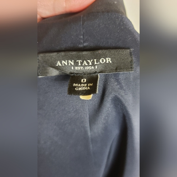 Navy Wool Ann Taylor Skirt Suit - Picture 11 of 11